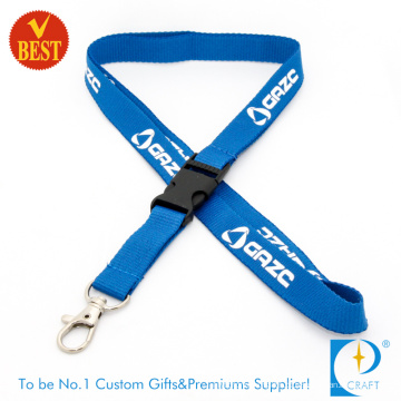 Lanyard de cetim de poliéster de moda com logotipo impresso (JN-0476)